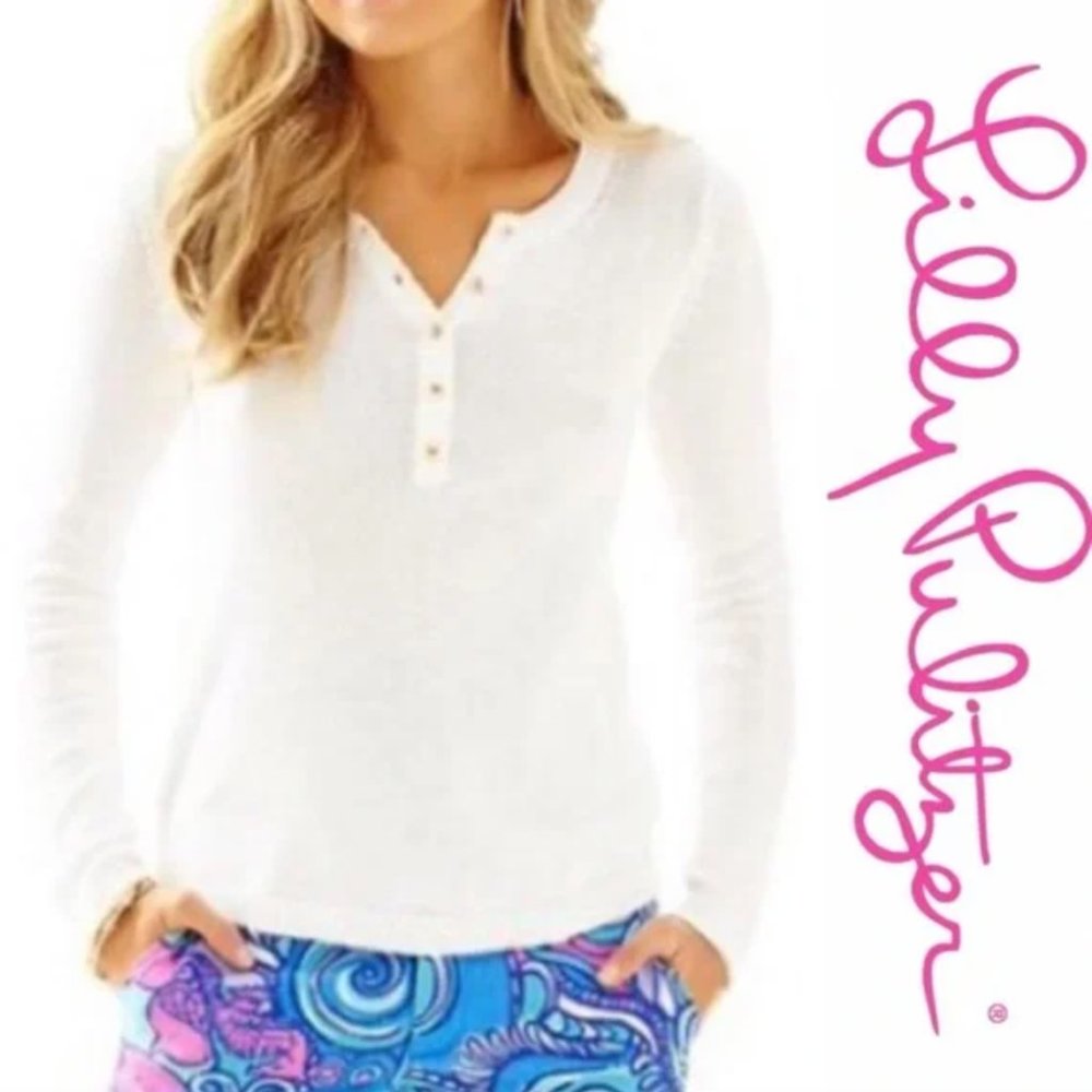 NEW WITH TAGS- Lilly Pulitzer Adair Sweater Resort White Size XS